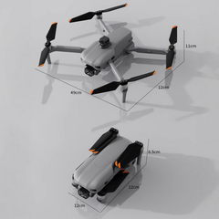 Model 019 4K GPS Drone with 5.5-inch Touch Screen Remote, 6KM FPV, and 3-Axis Gimbal - 45 Min Flight Time