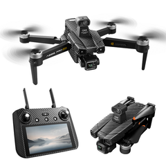 AE86 Pro Max+ 4K GPS Drone with 7-inch HD Screen Remote, 6.5KM Digital FPV & 3-Axis Brushless Gimbal - 45 Min Flight