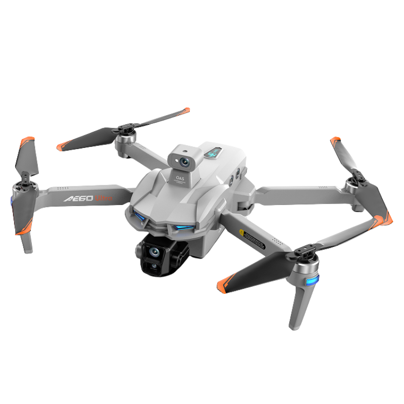 AE60 PRO 4K GPS Drone with Integrated Touch Screen Remote, 5KM Digital FPV & 3-Axis Gimbal - Long Endurance
