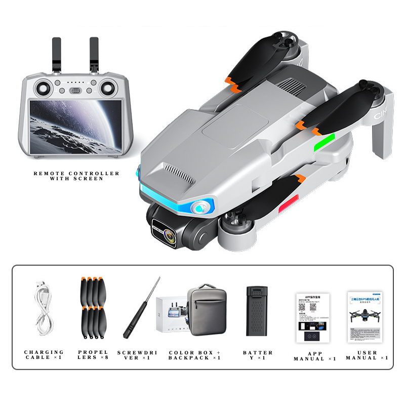 AE3 Pro Max GPS Drone with 4K Camera and 5.5" Screen Controller