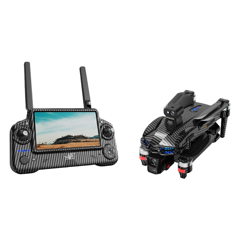 AE60 PRO 4K GPS Drone with Integrated Touch Screen Remote, 5KM Digital FPV & 3-Axis Gimbal - Long Endurance