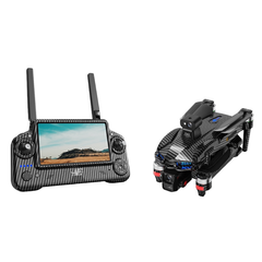 AE60 PRO 4K GPS Drone with Integrated Touch Screen Remote, 5KM Digital FPV & 3-Axis Gimbal - Long Endurance