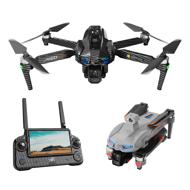 AE60 PRO 4K GPS Drone with Integrated Touch Screen Remote, 5KM Digital FPV & 3-Axis Gimbal - Long Endurance