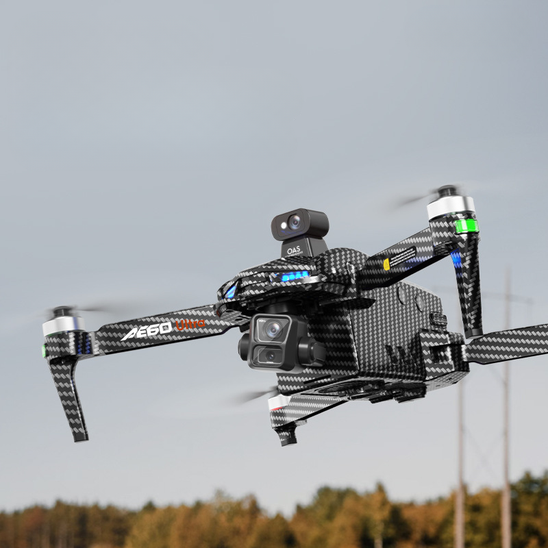 AE60 PRO 4K GPS Drone with Integrated Touch Screen Remote, 5KM Digital FPV & 3-Axis Gimbal - Long Endurance