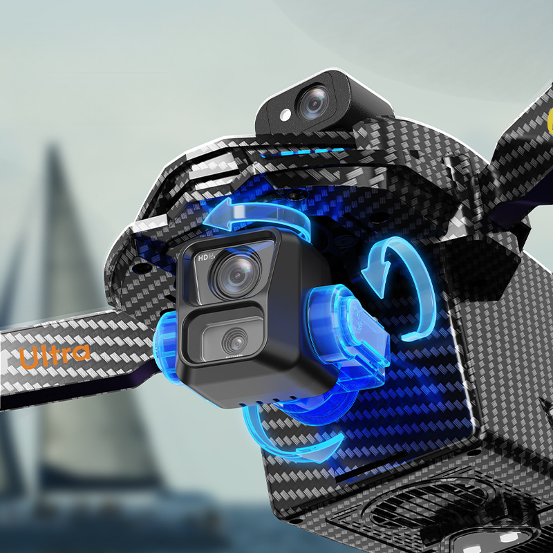 AE60 PRO 4K GPS Drone with Integrated Touch Screen Remote, 5KM Digital FPV & 3-Axis Gimbal - Long Endurance